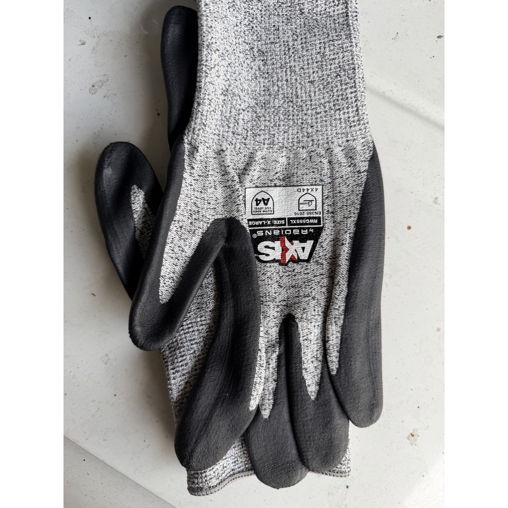12 Pack Radians AXIS A4 Cut Protection Work Gloves XLarge RWG555XL - Picture 3 of 4